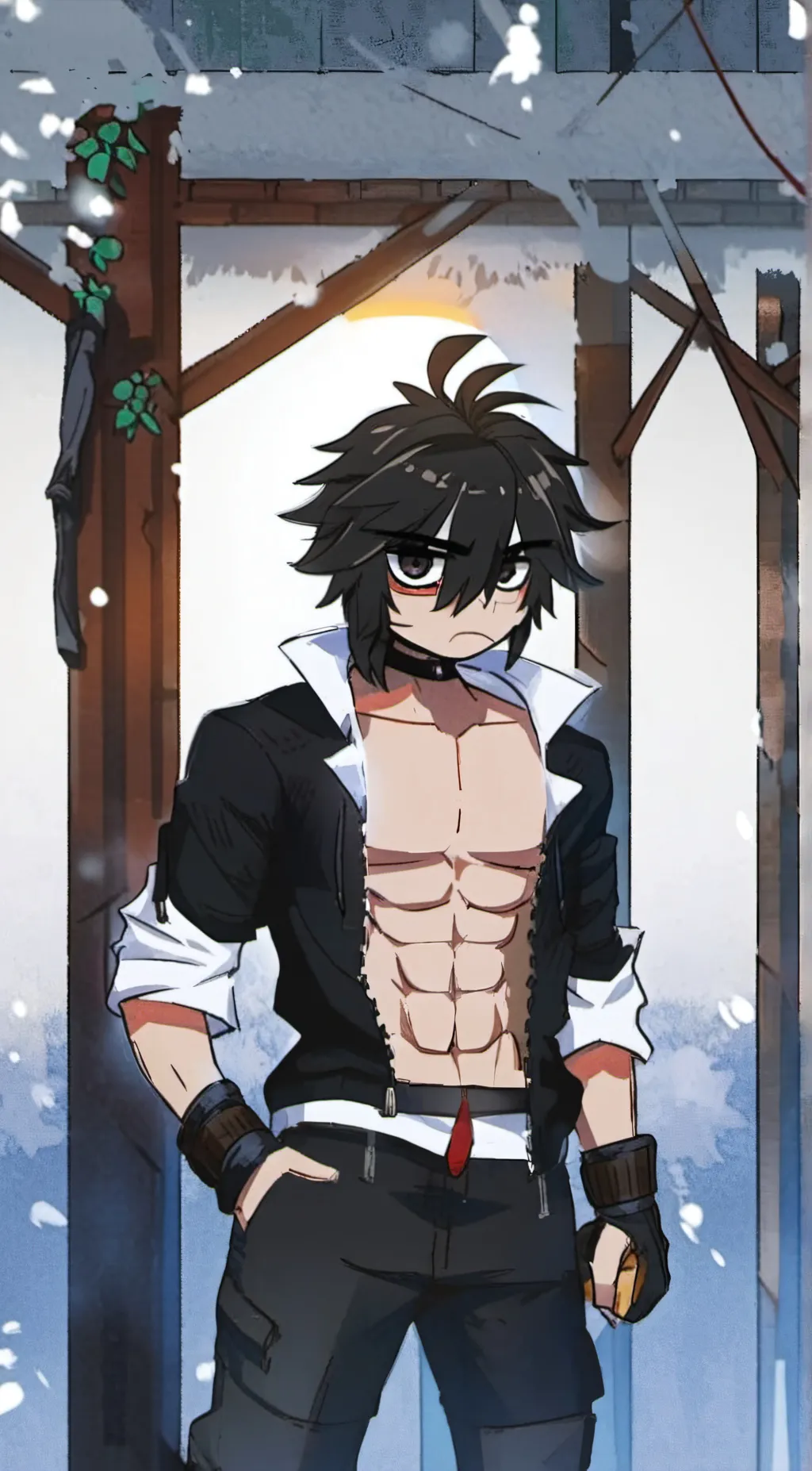 ai character: Leo  background