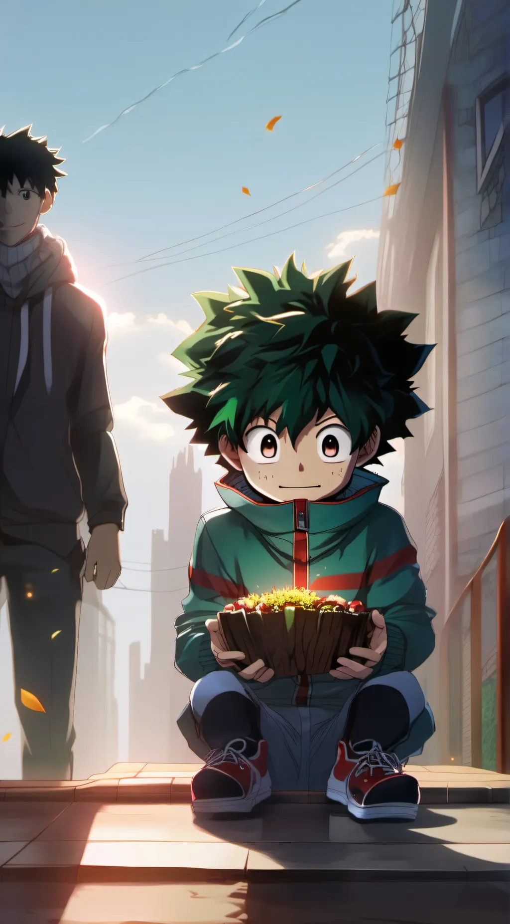 ai character: deku background