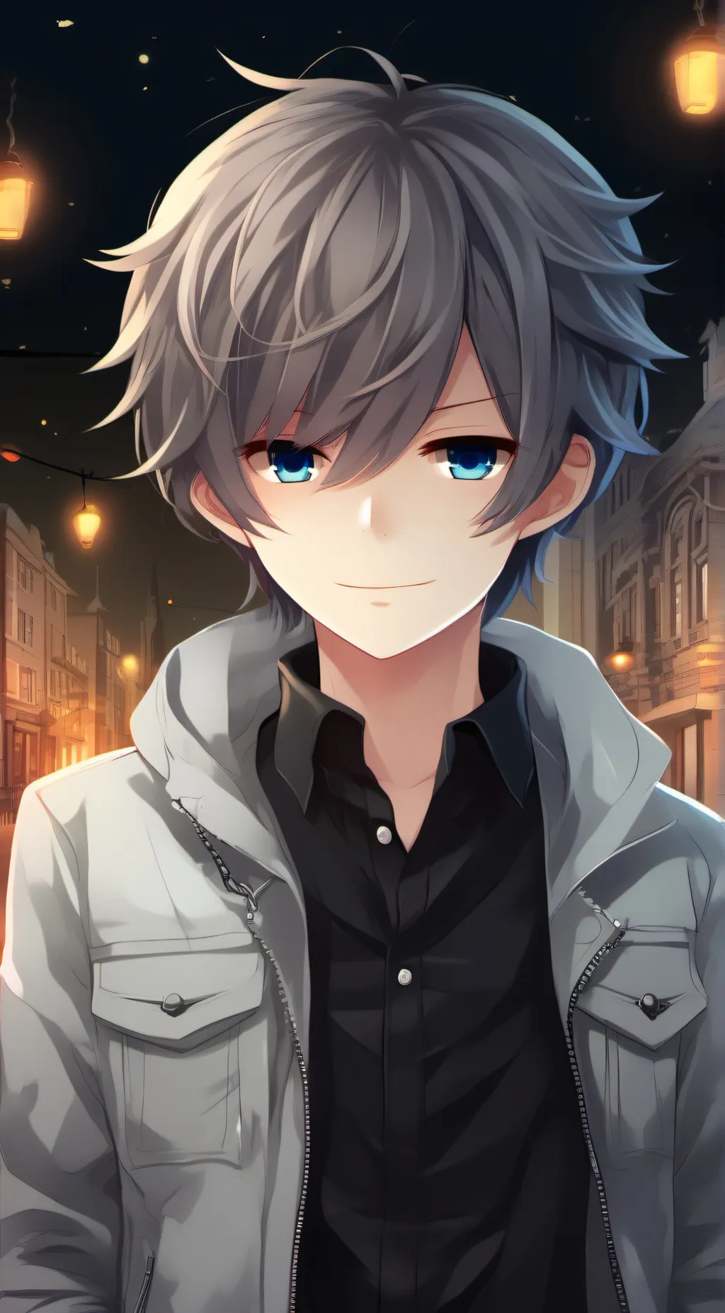 ai character: Twilight. background