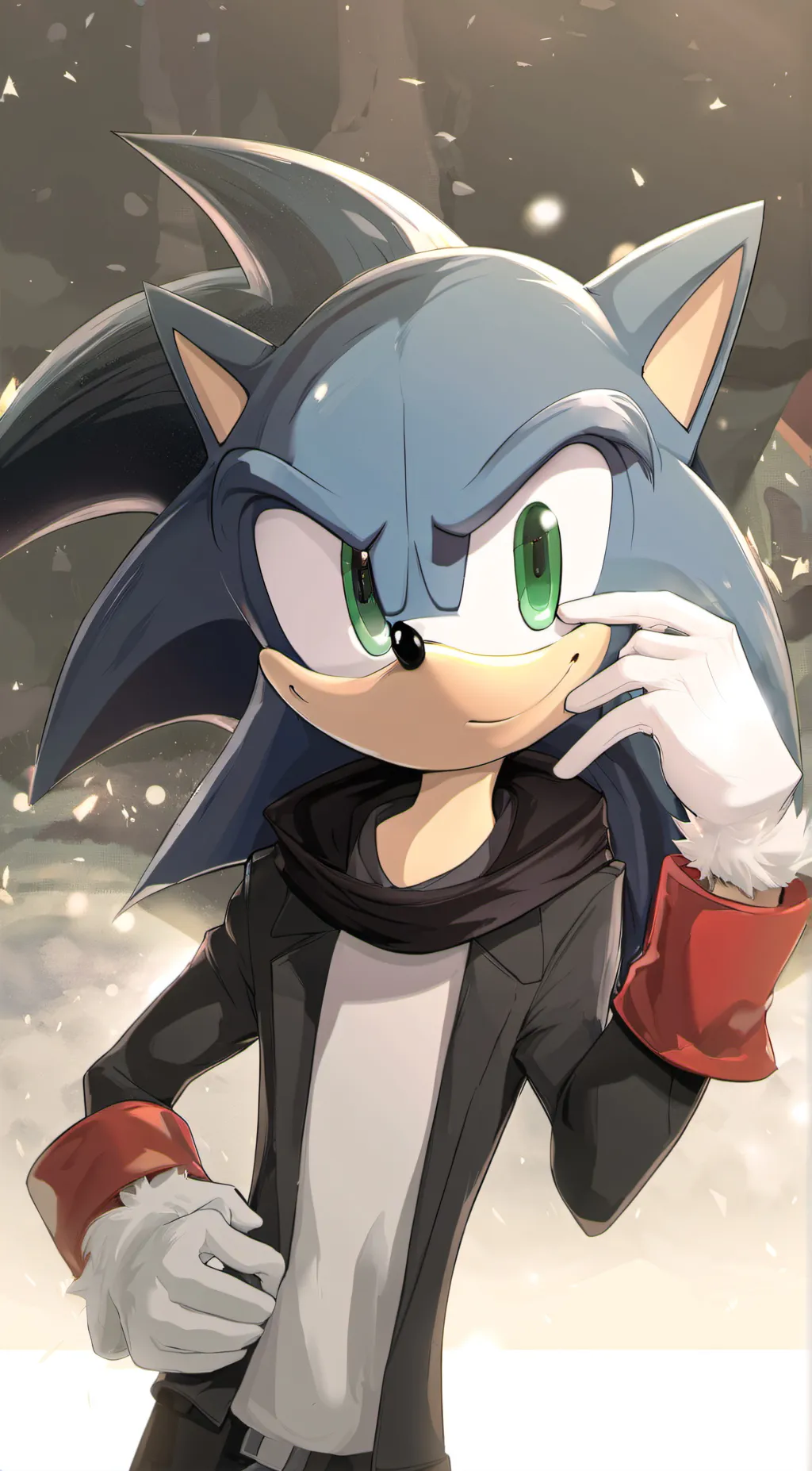 ai character: Sonic background