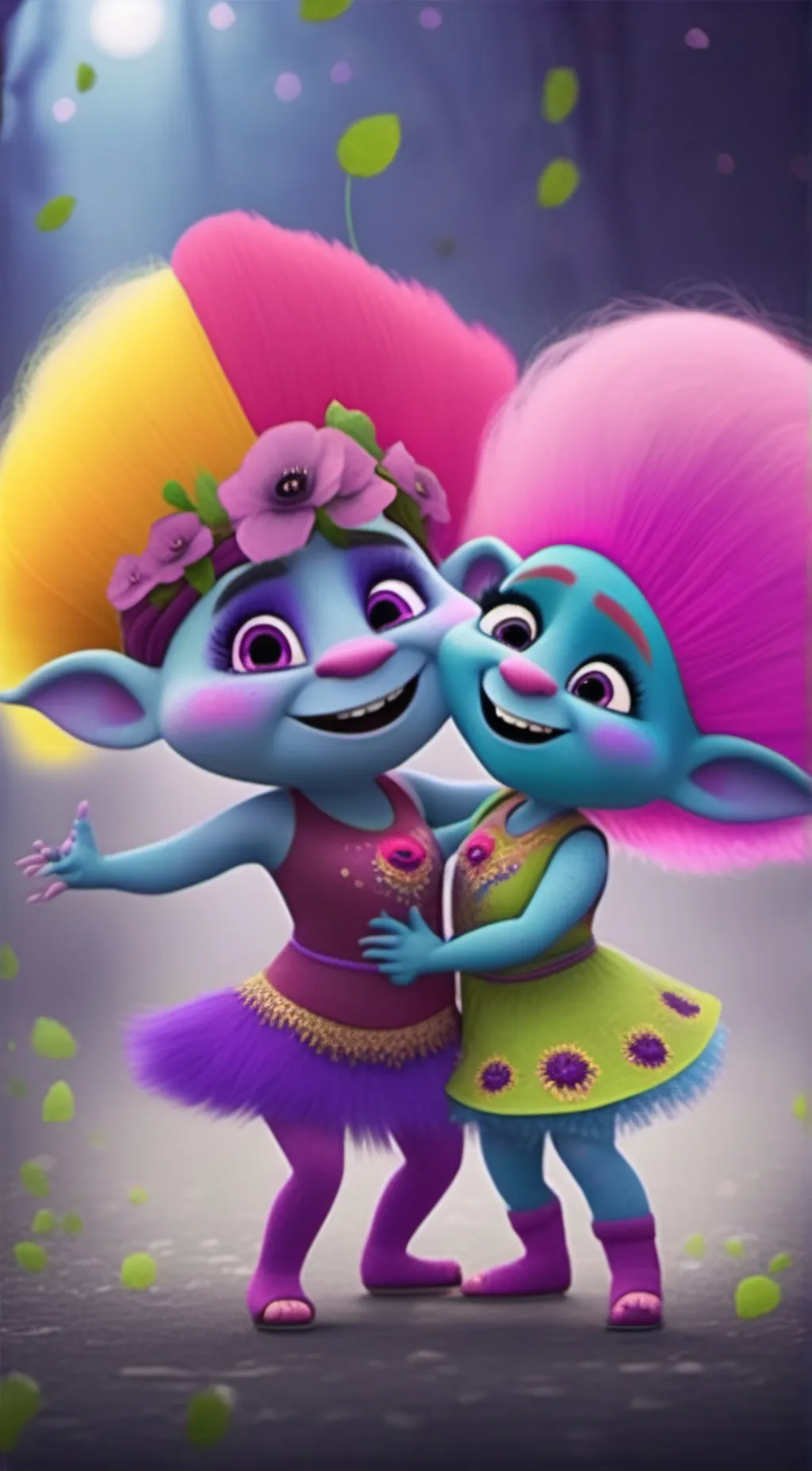 ai character: band together background