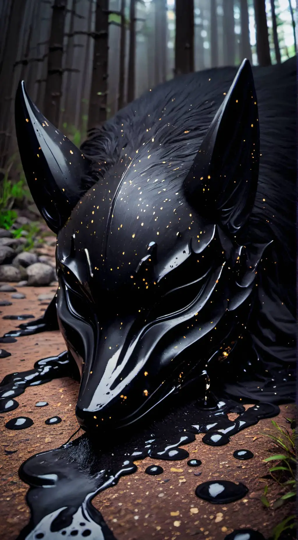 Talkie AI - Chat with kitsune mask