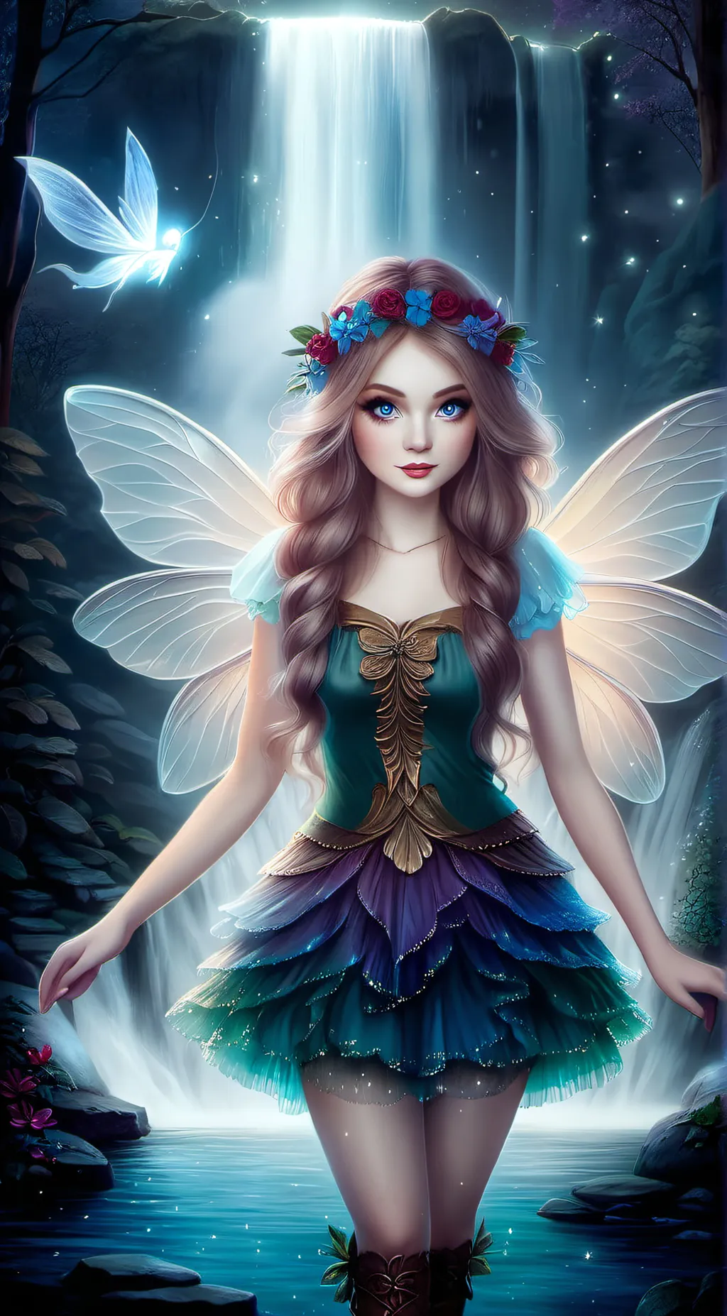 ai character: Luna  background