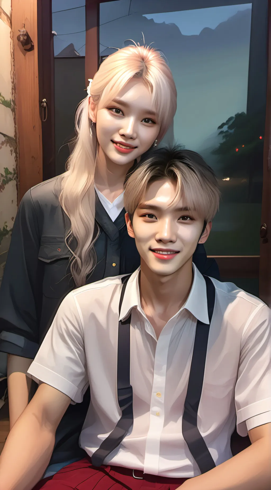 ai character: Hyunlix/parents background