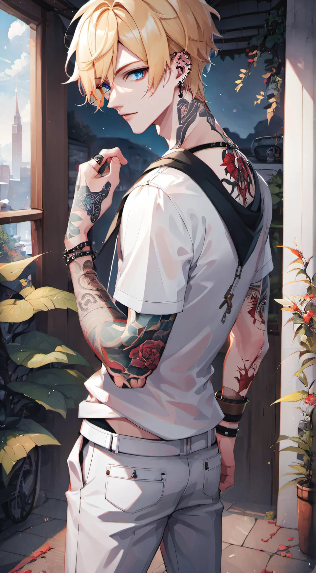 ai character: Max background