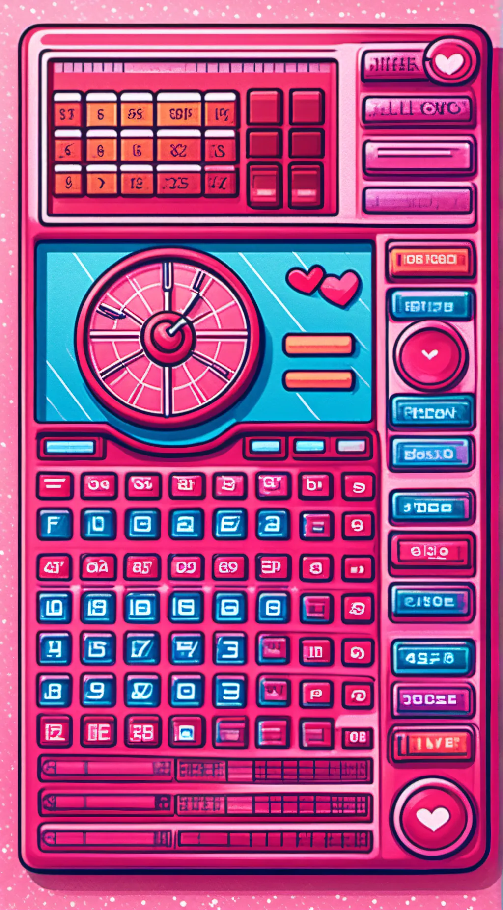 ai character: Love calculator  background