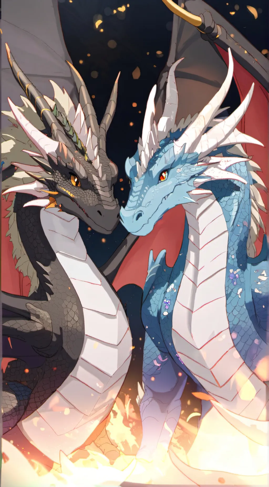 ai character: Winter background