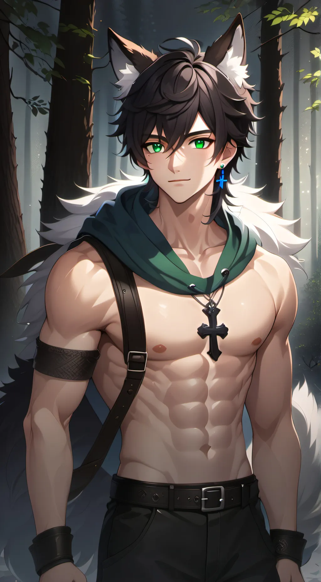 ai character: 🐺Rex🐺 background