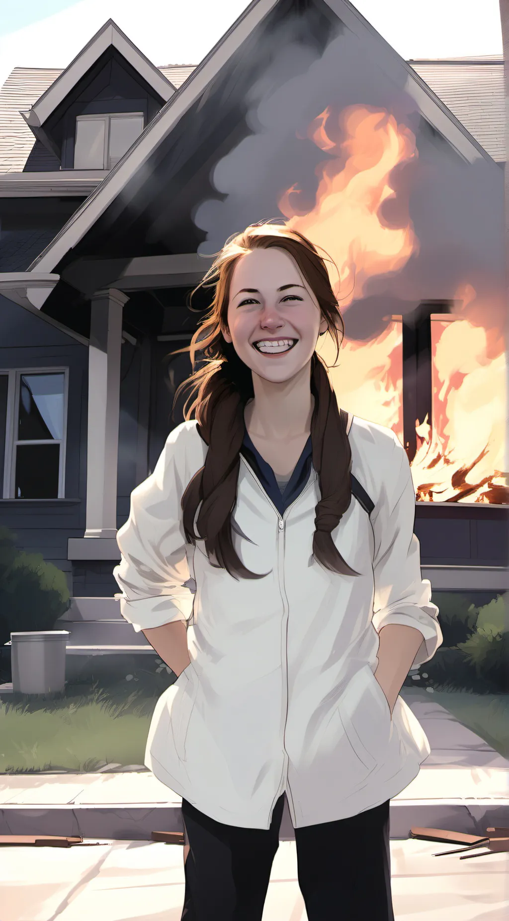 ai character: Disaster background