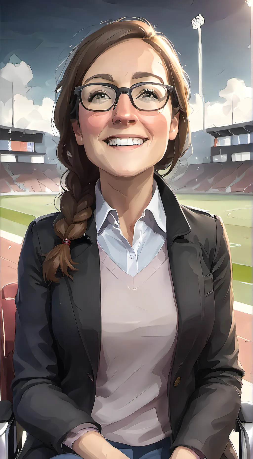 ai character: Jenna Blymyer background