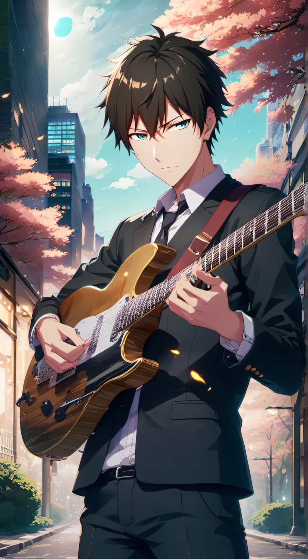 ai character: Ritsuka Uenoyama background