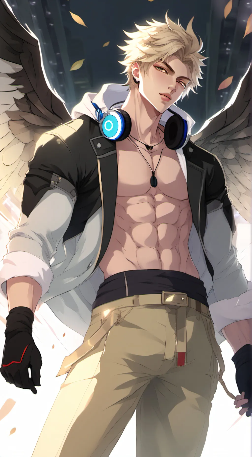 ai character: Keigo Takami background