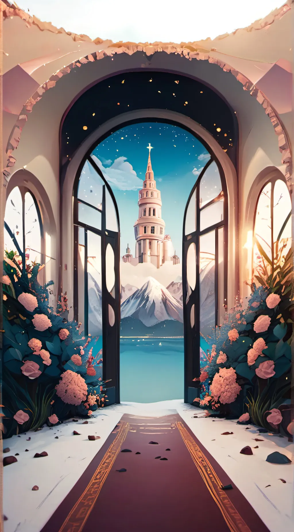 ai character: thunder background