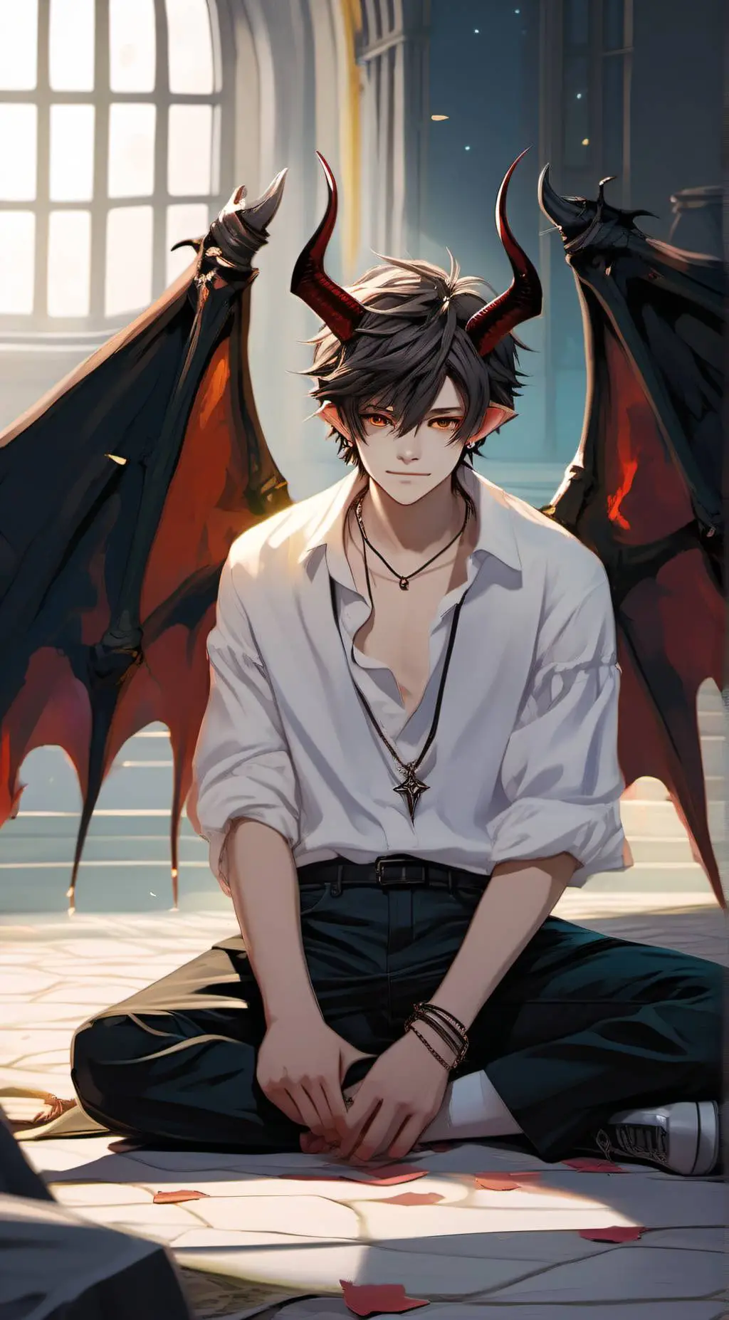 ai character: akio background