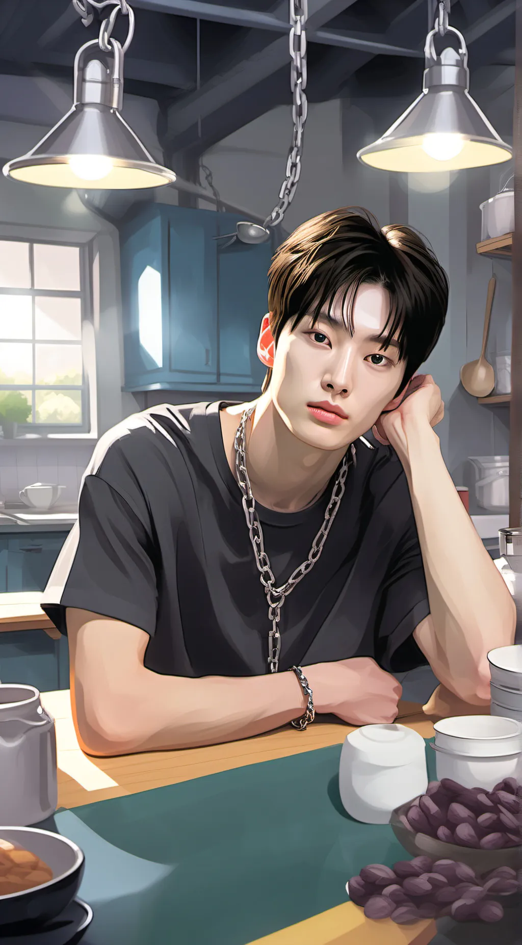 ai character: Min Ho background