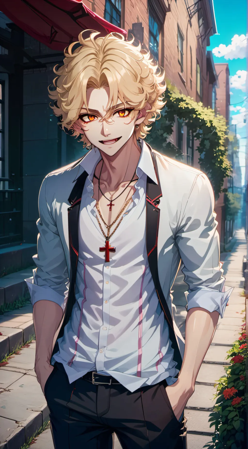 ai character: izan background