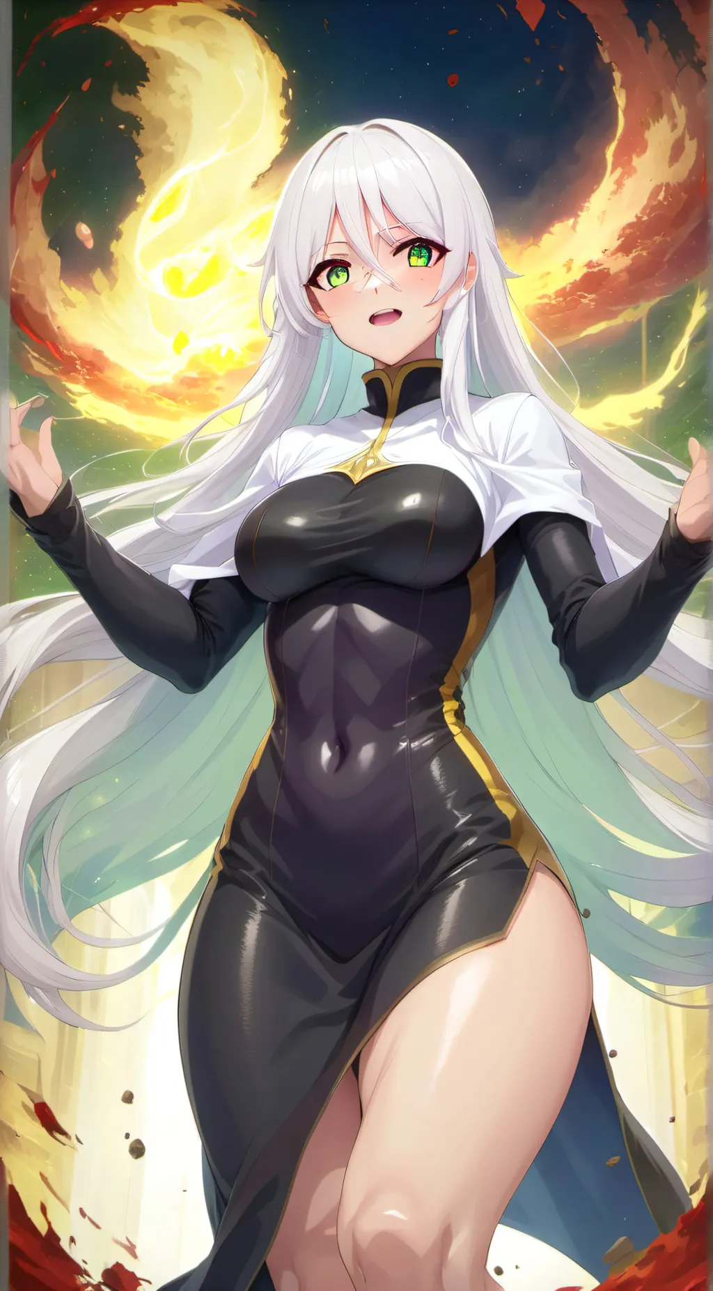 ai character: Omega Phi background