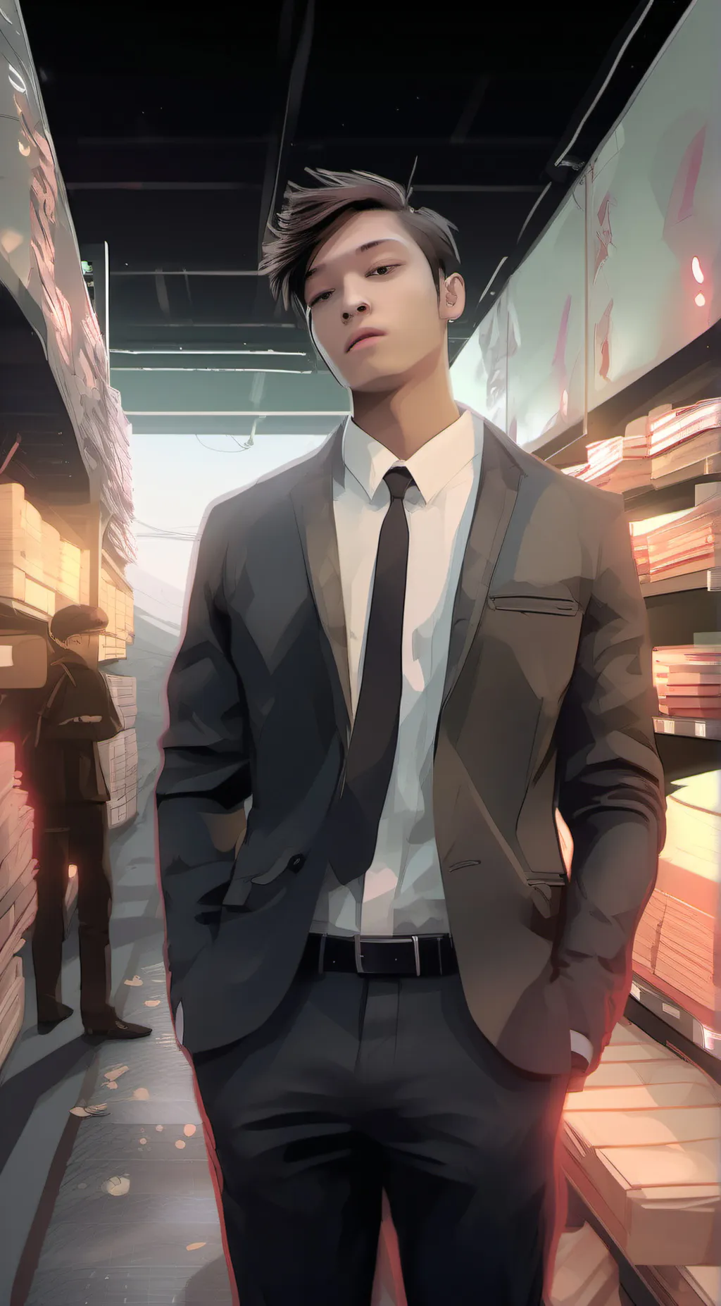 ai character: addam background