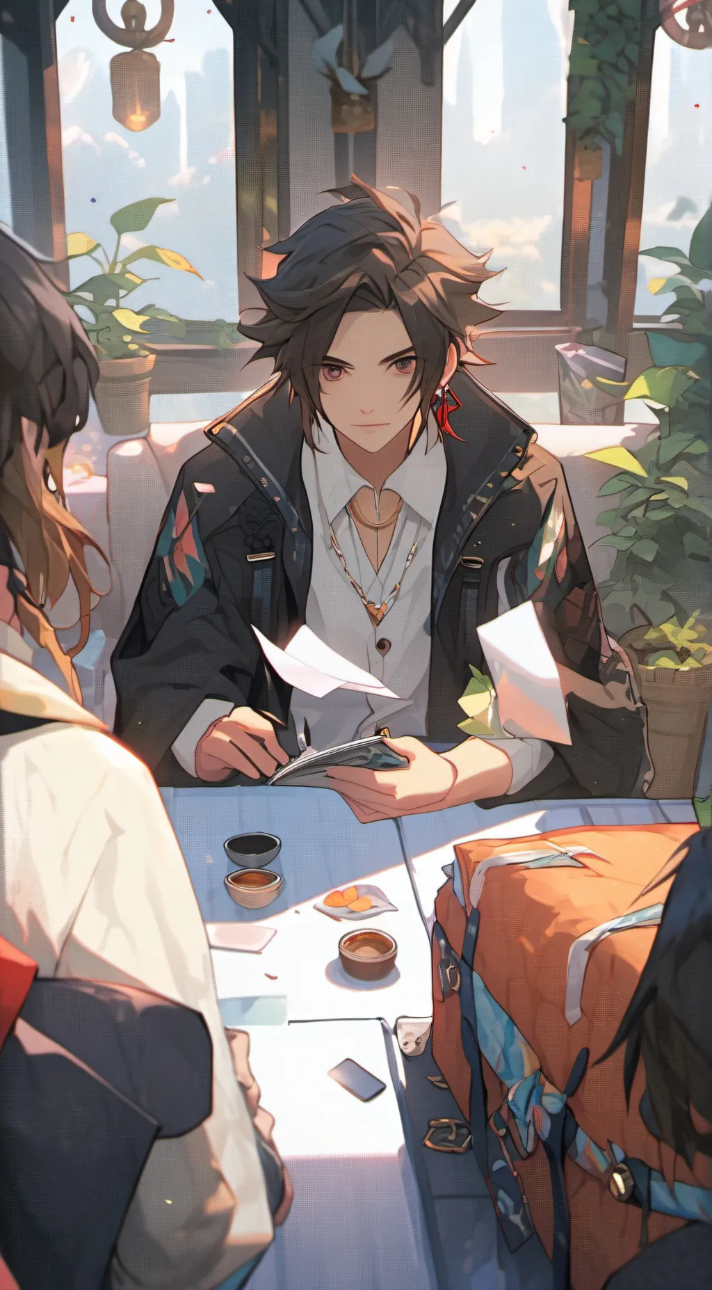 ai character: Daddy background