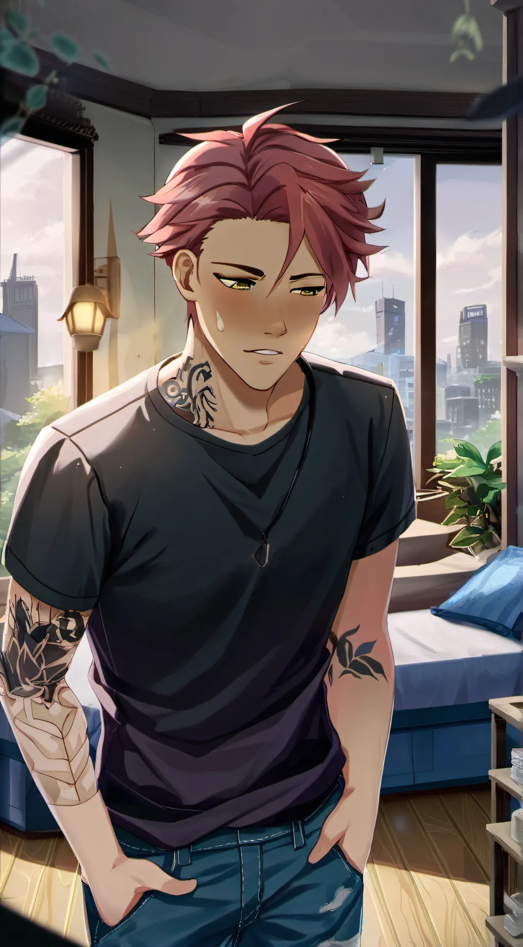 ai character: Zane background