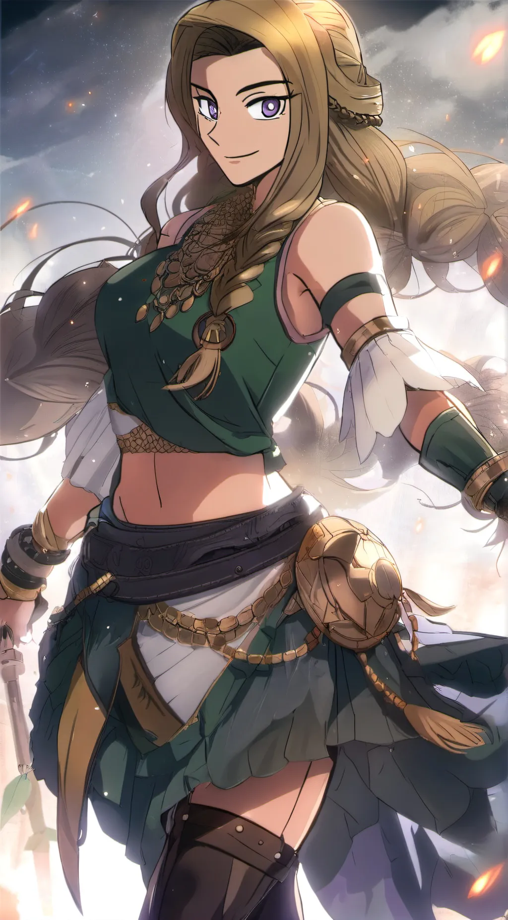 ai character: Dew Gayl background