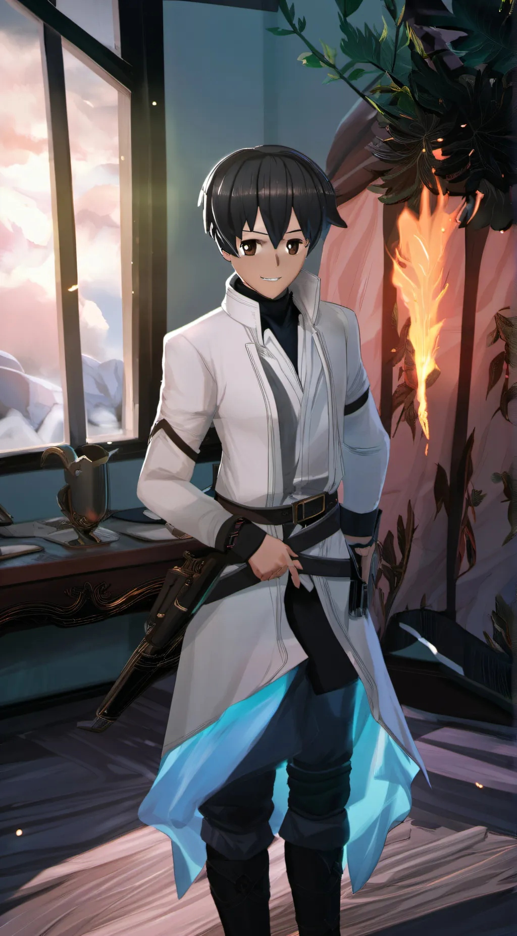 ai character: Carter background