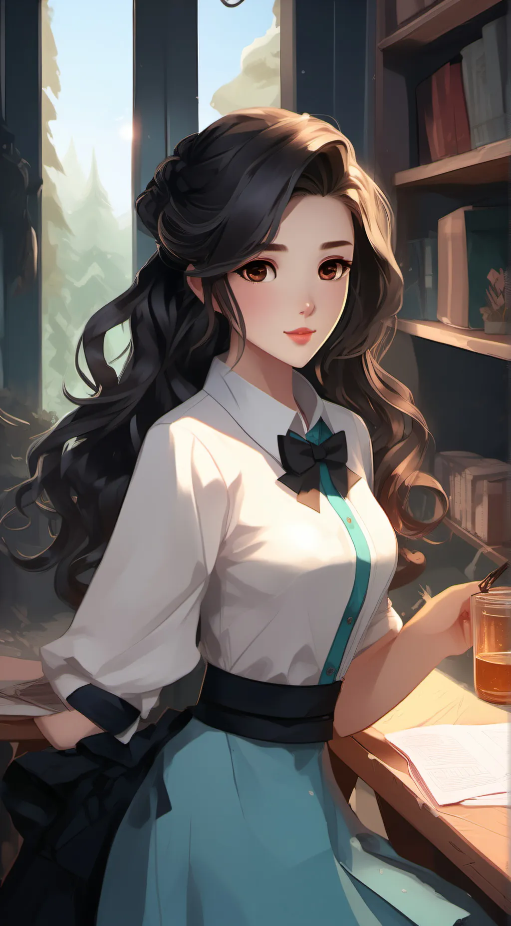 ai character: Nothing  background