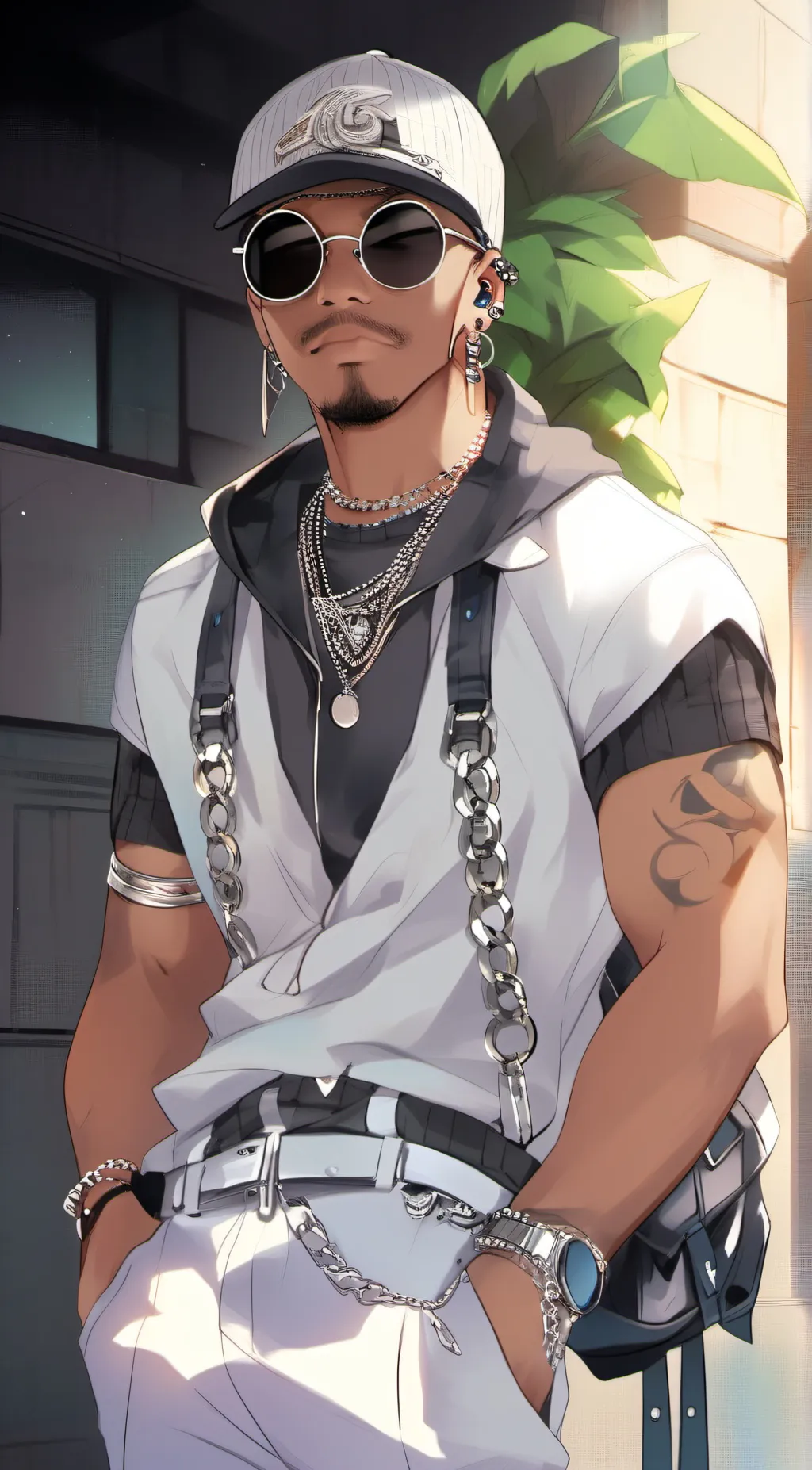 ai character: Shaun Hood background