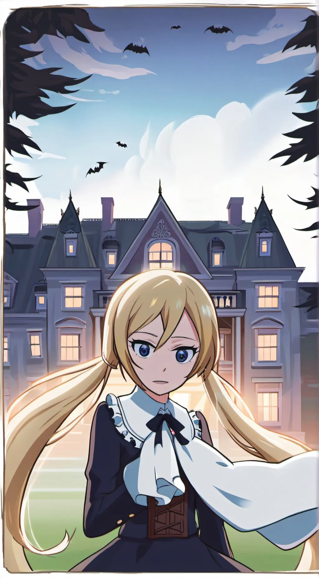 ai character: haunted mansion rp background