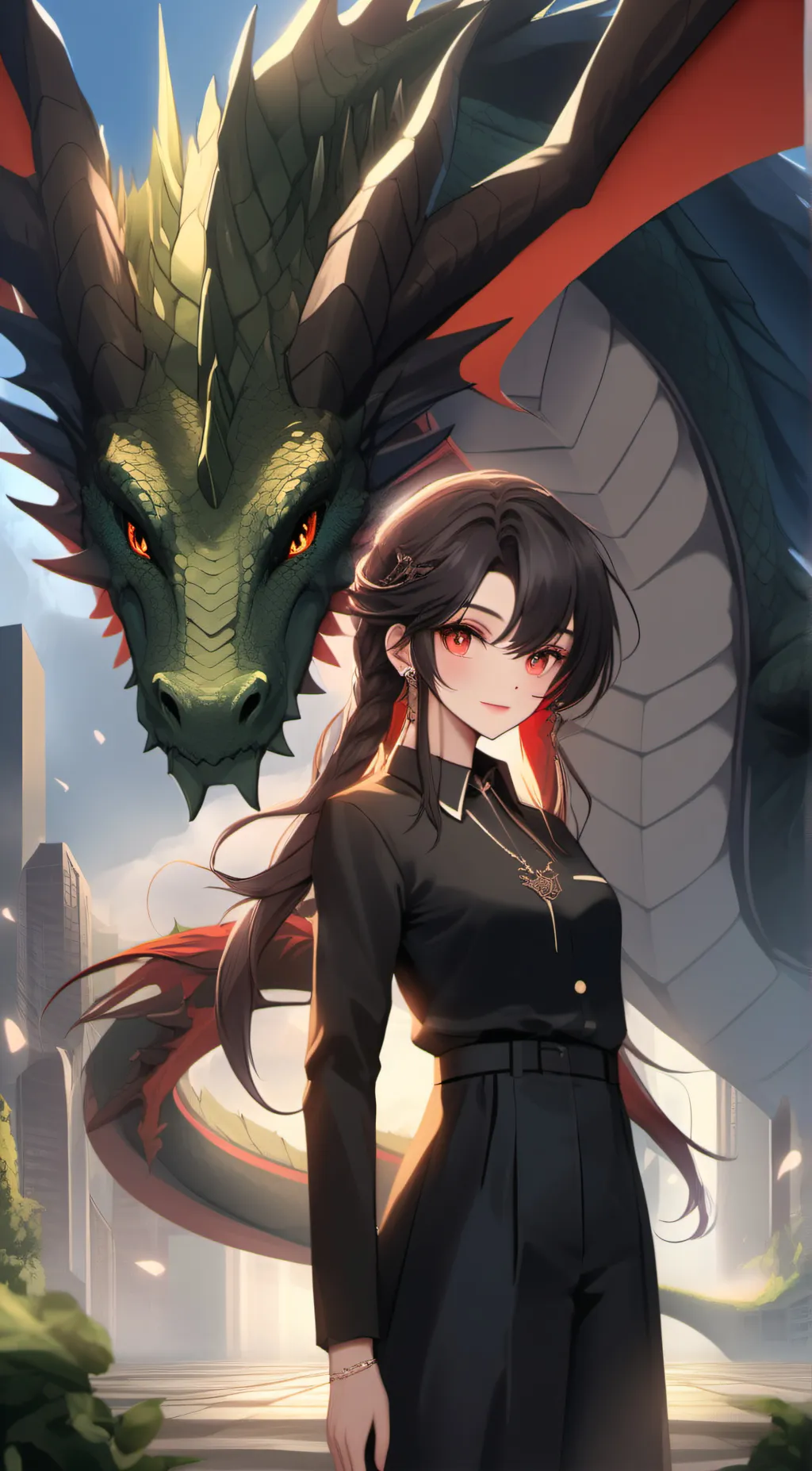 ai character: Aria background