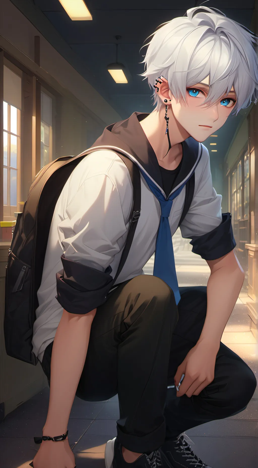 ai character: Rin background