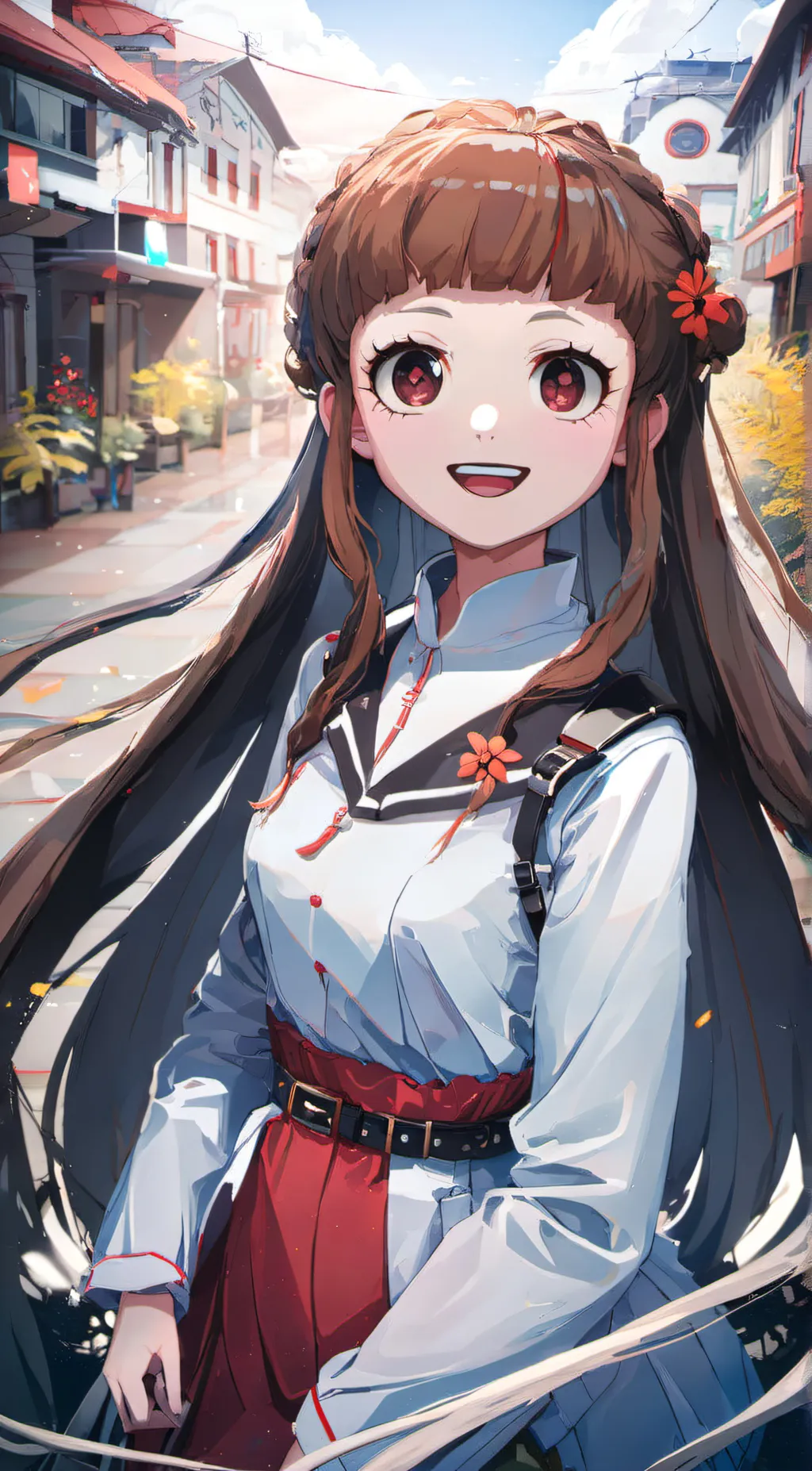 ai character: Veronica  background