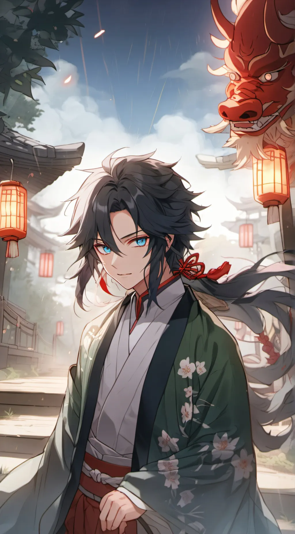 ai character: °~giyu tomioka~° background