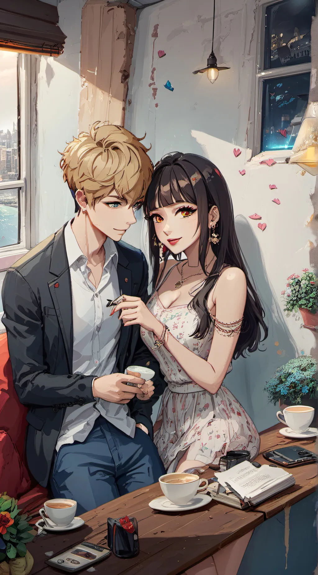 ai character: Max background