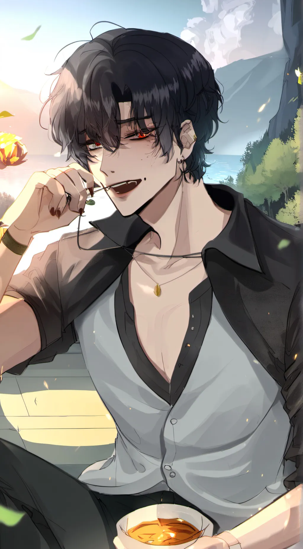 ai character: Liam background