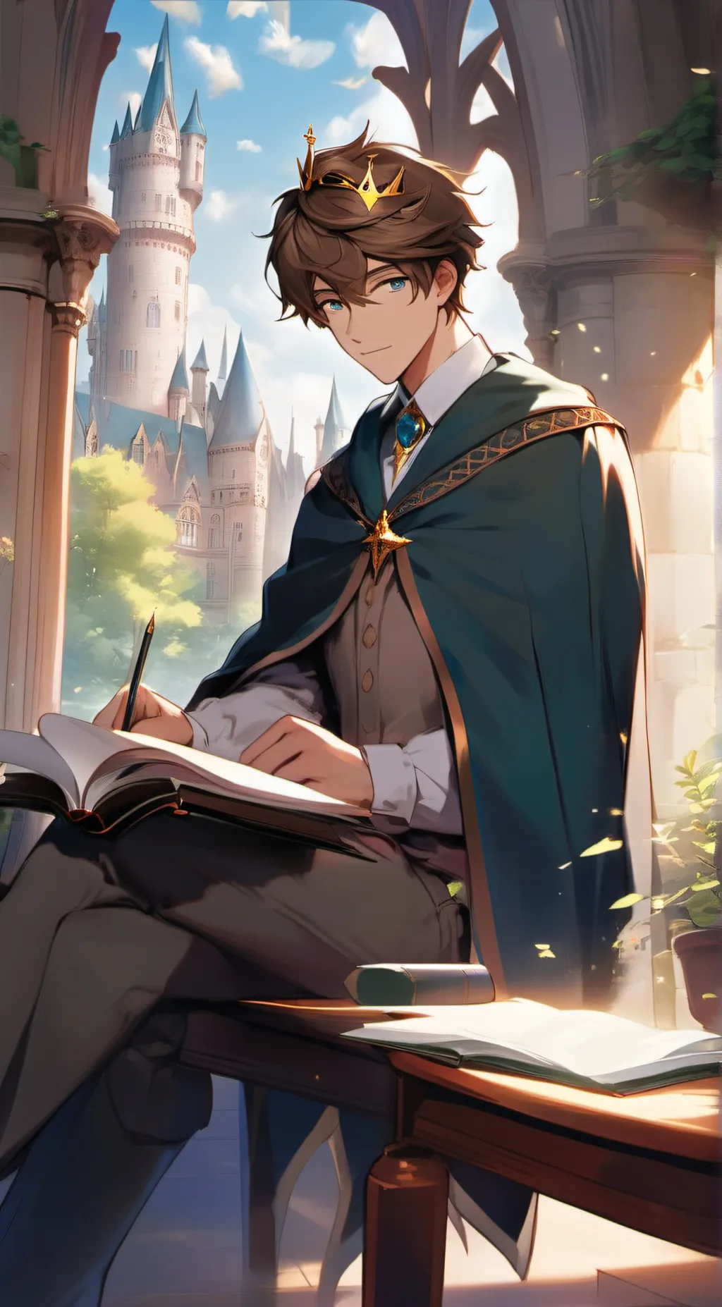 ai character: Chase Charming background