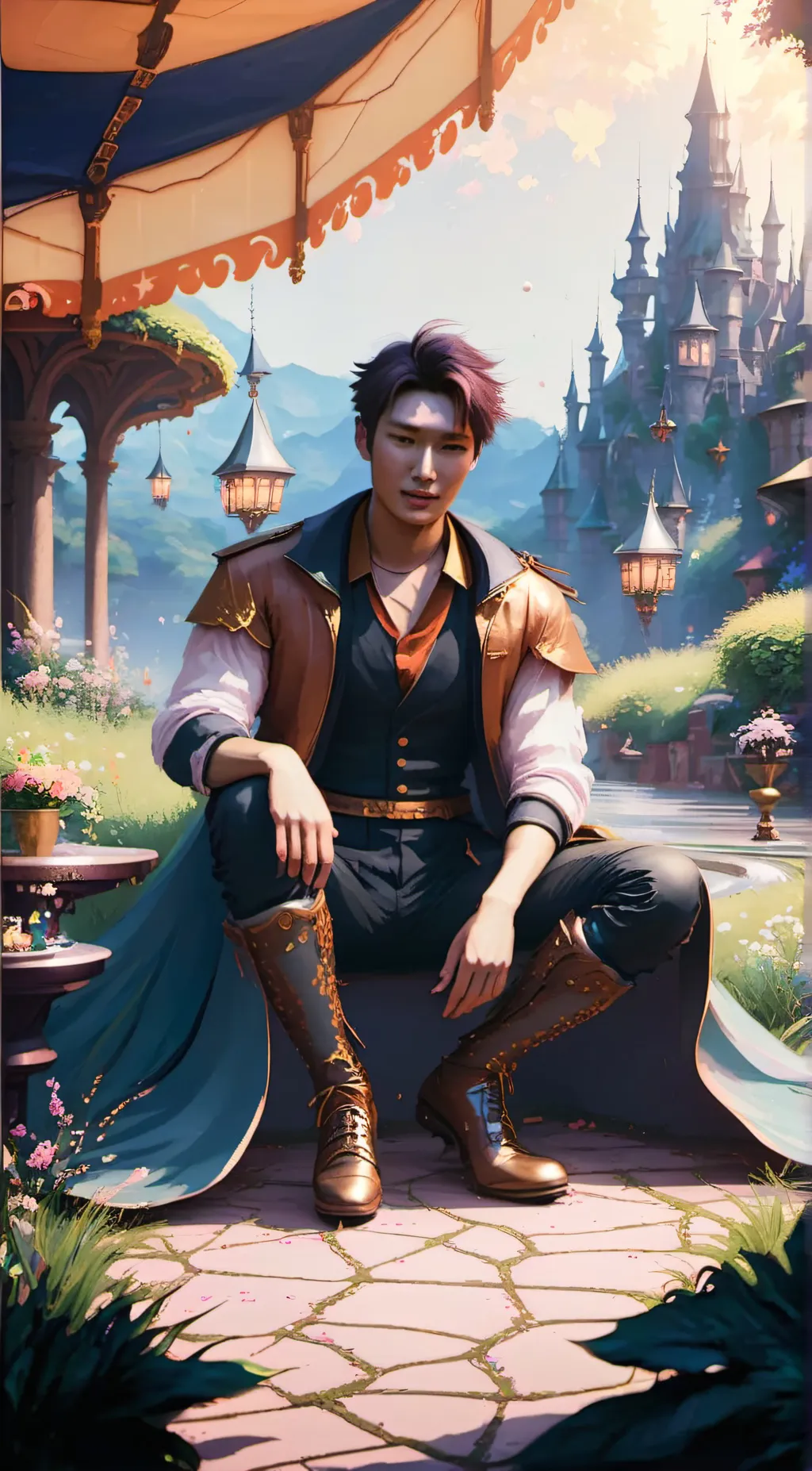 ai character: Mingi background