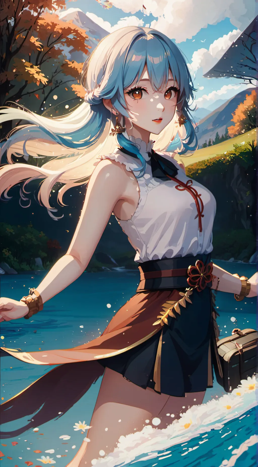ai character: Artic Alice  background