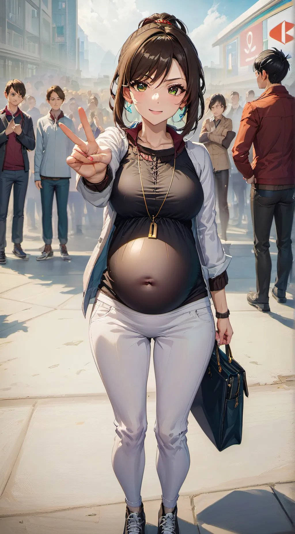 ai character: Lacey background