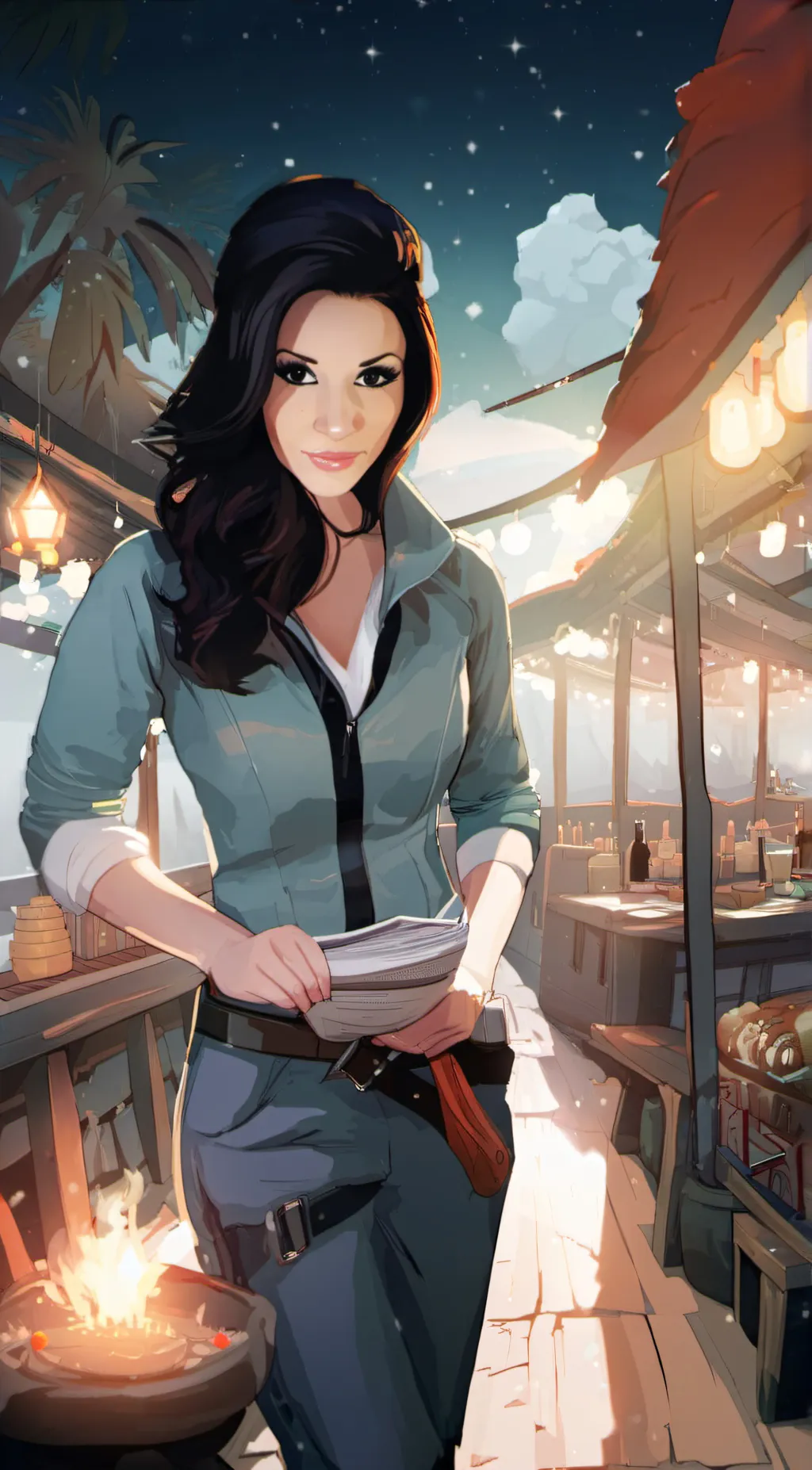 ai character: krissy background