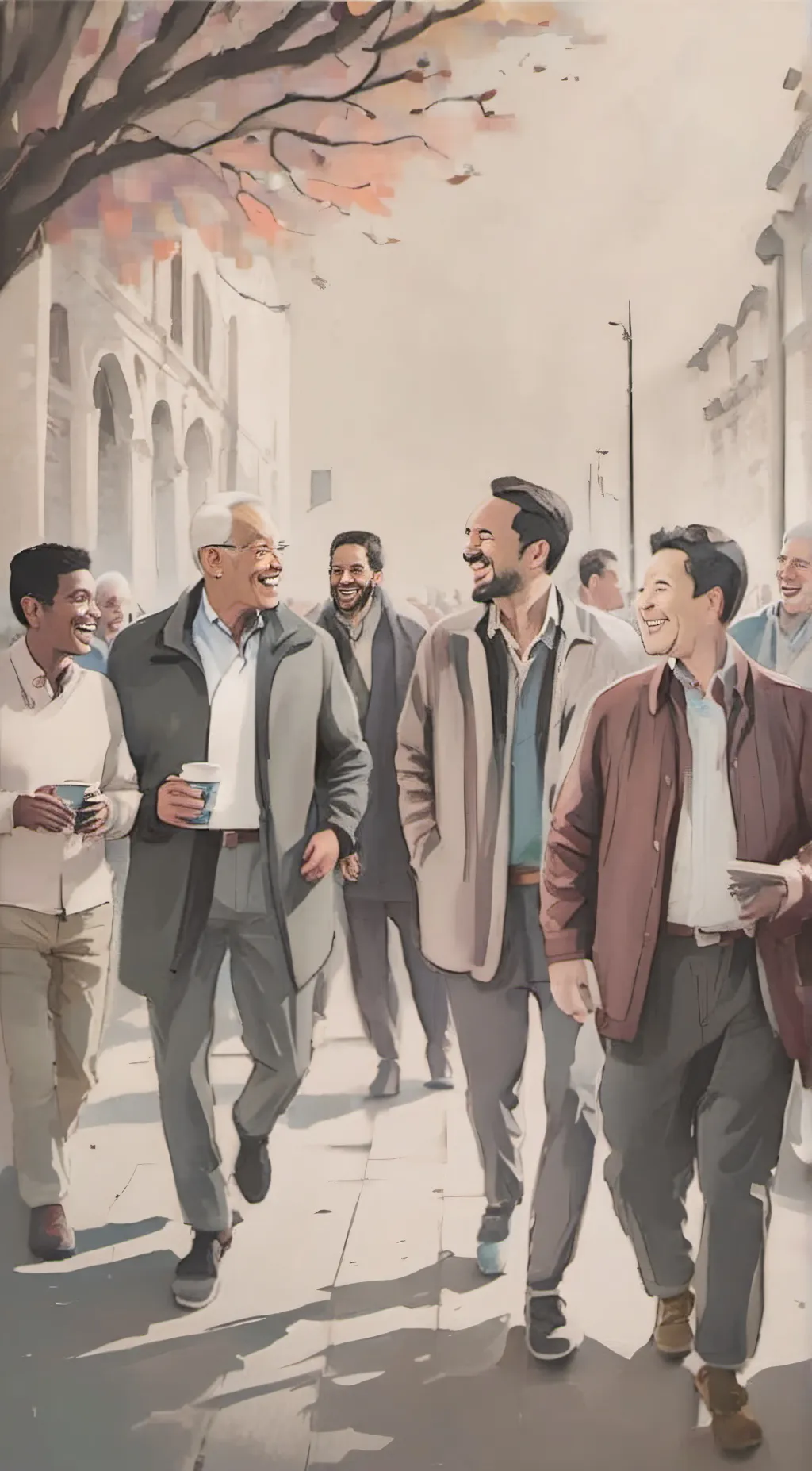 ai character: tom ed steve simon background