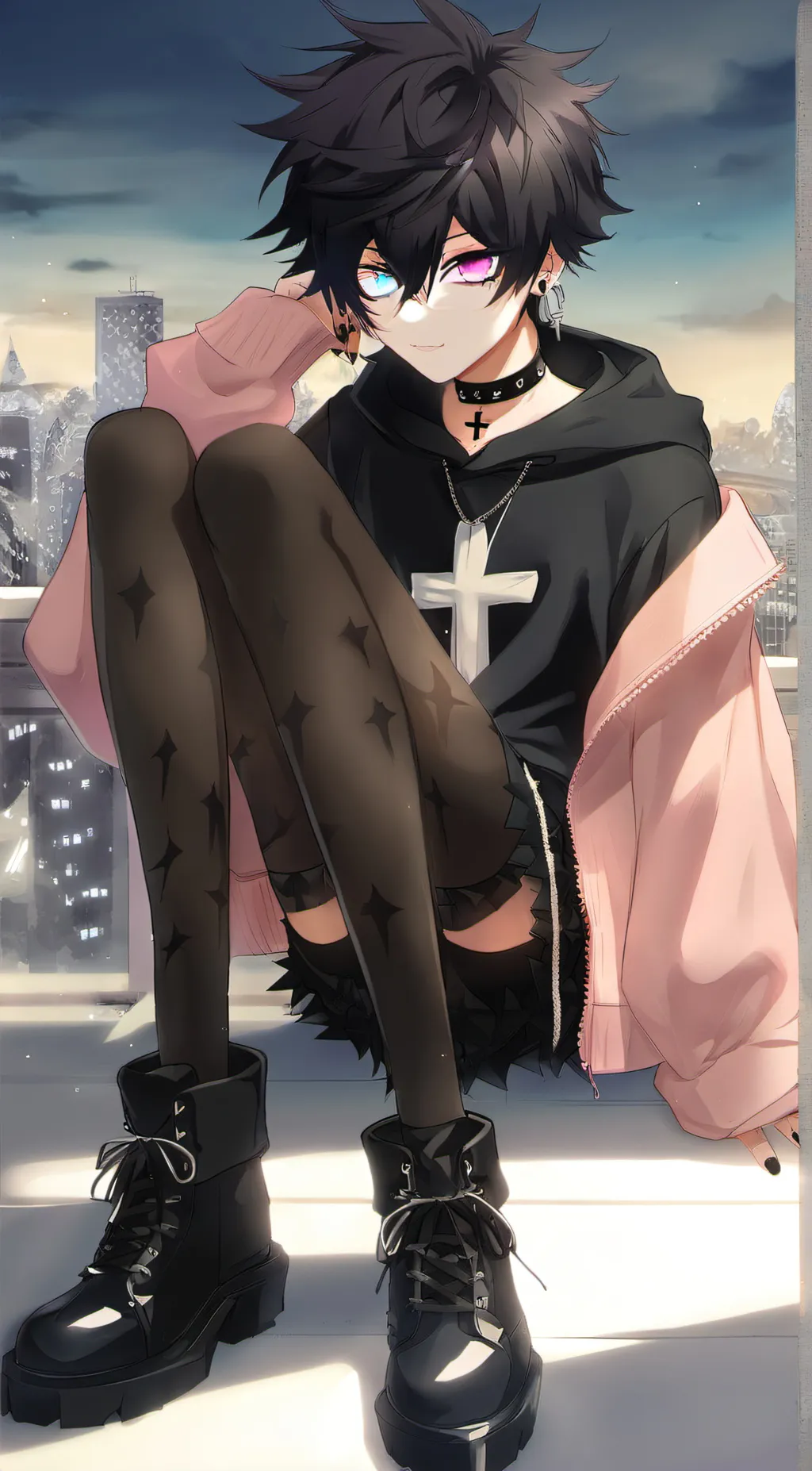 ai character: Nicky background