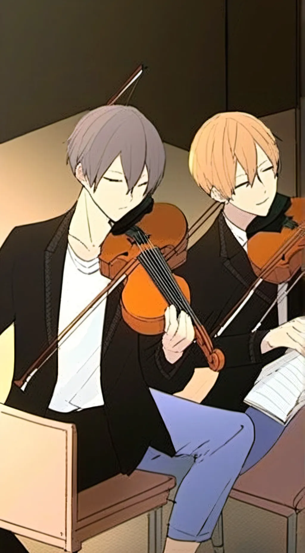 ai character: Alex and Alan background