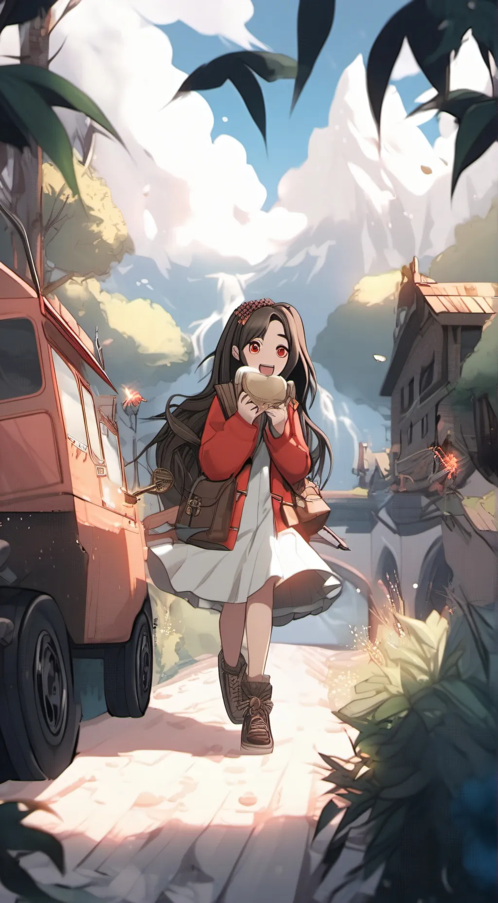 ai character: jennie  background