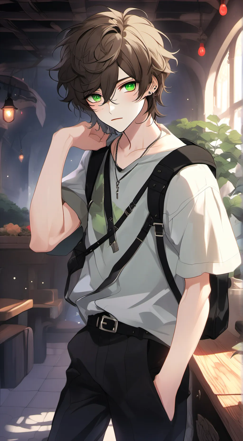 ai character: Leo background