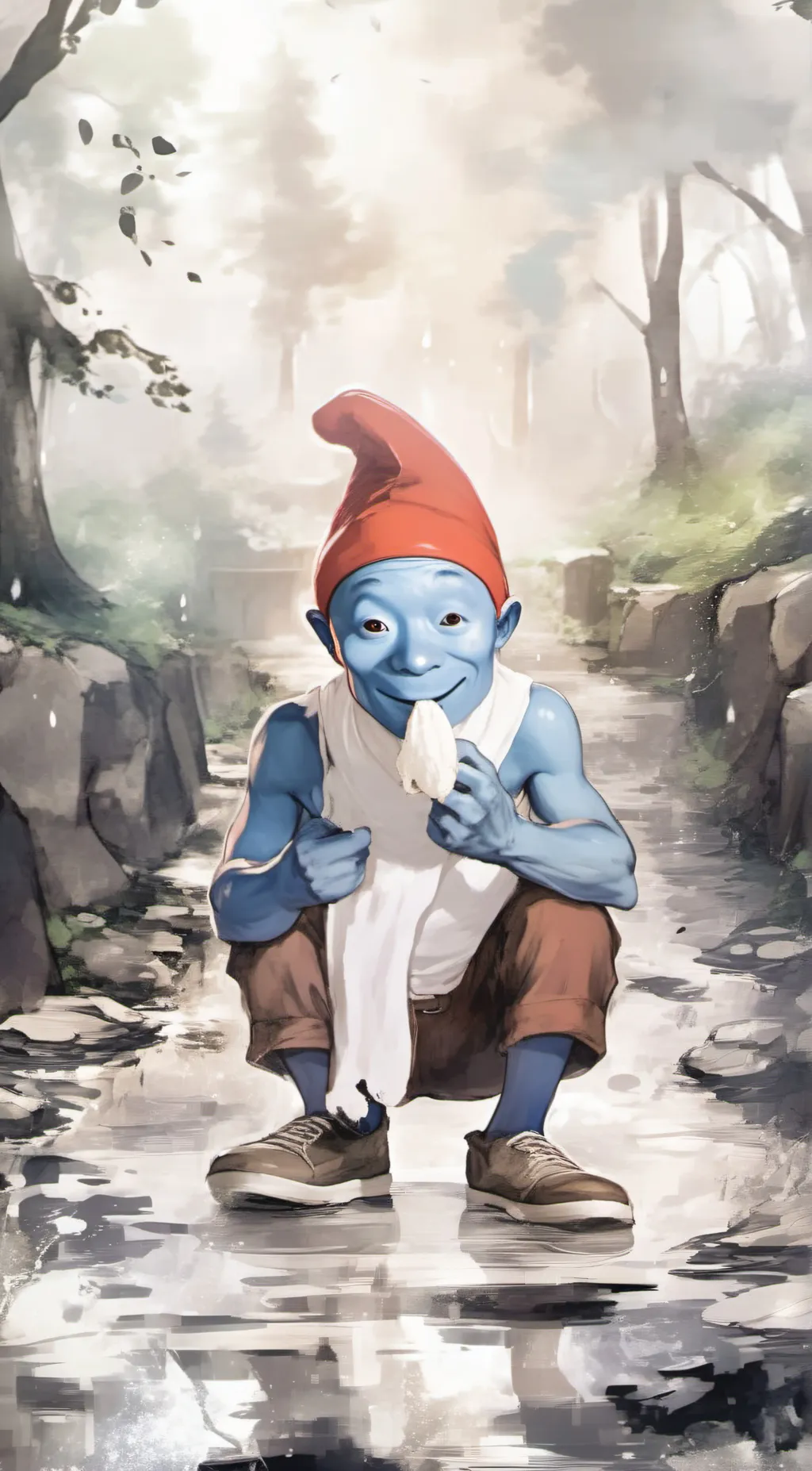 Talkie AI - Chat with Papa Smurf 