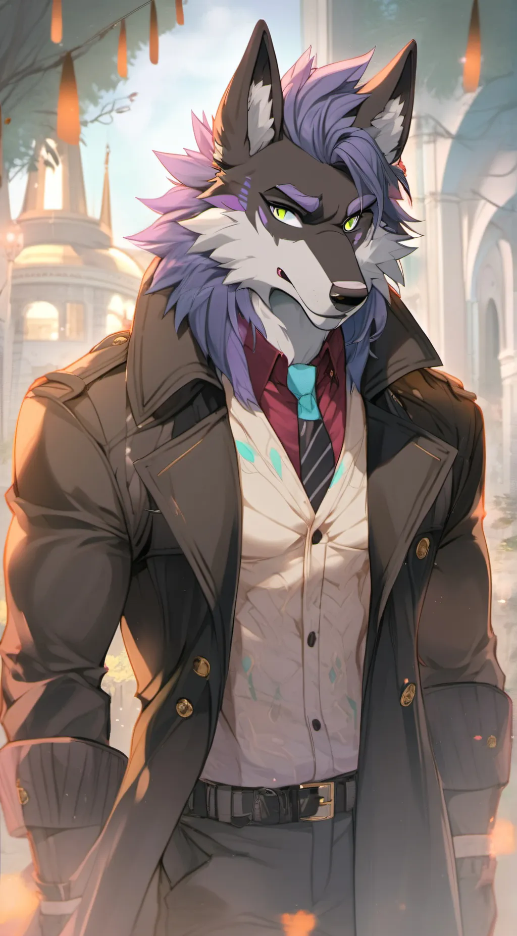 ai character: Leon background