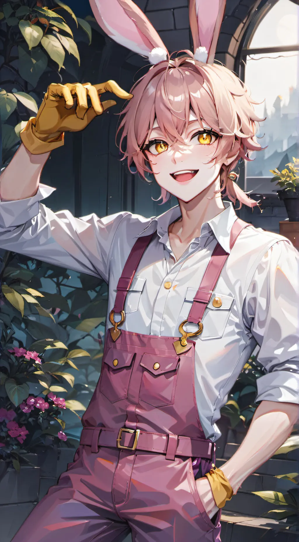 ai character: JAX HUMAN FORM 😱 background