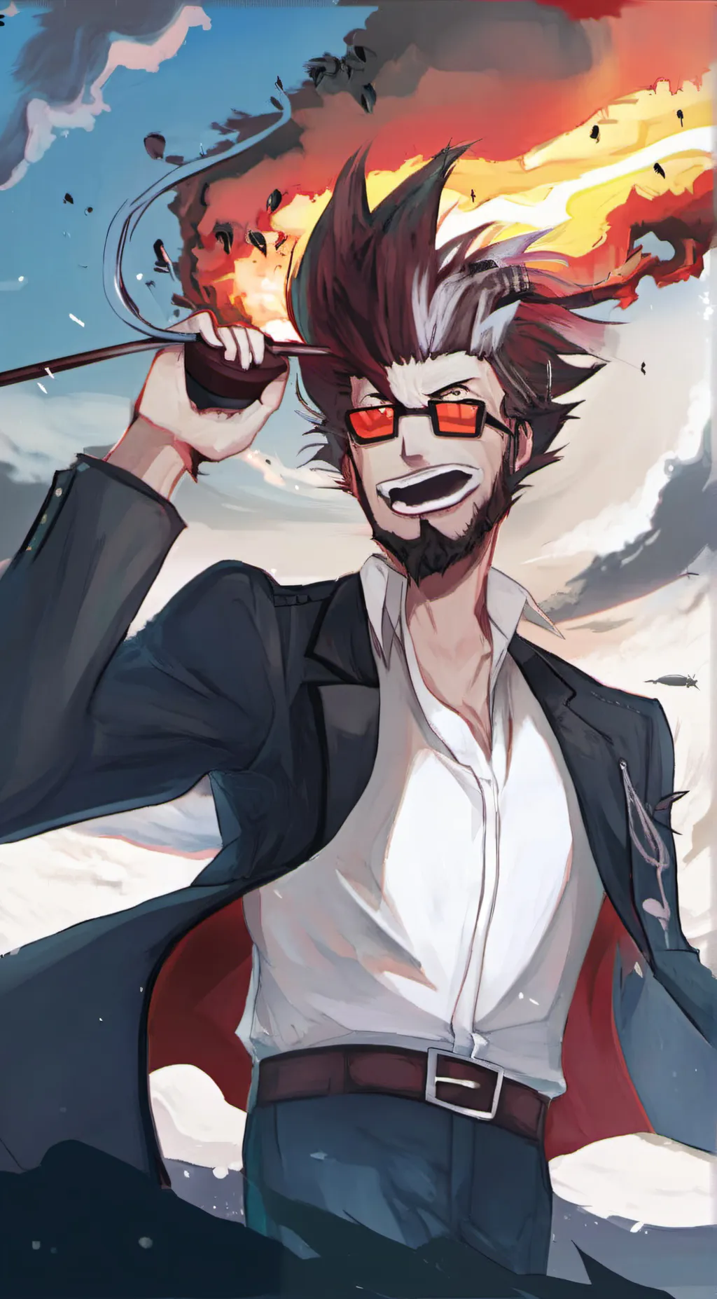 ai character: Blaze background