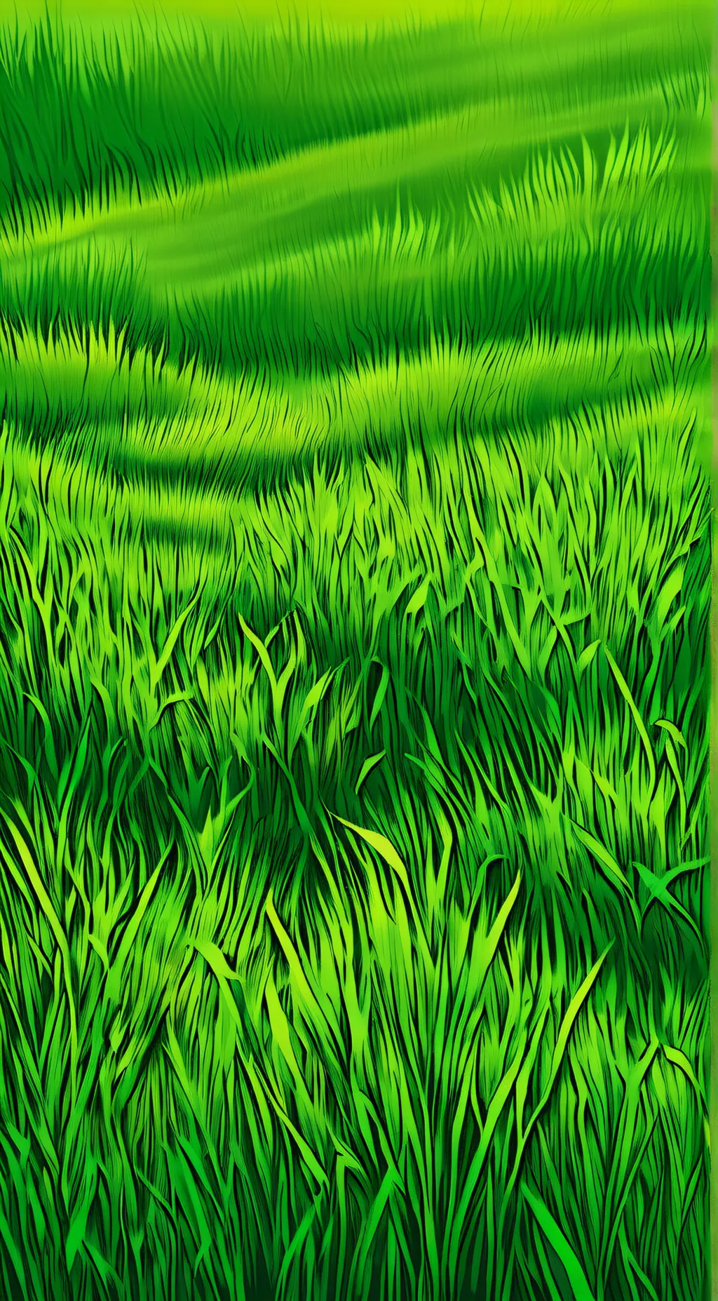 ai character: Grass background
